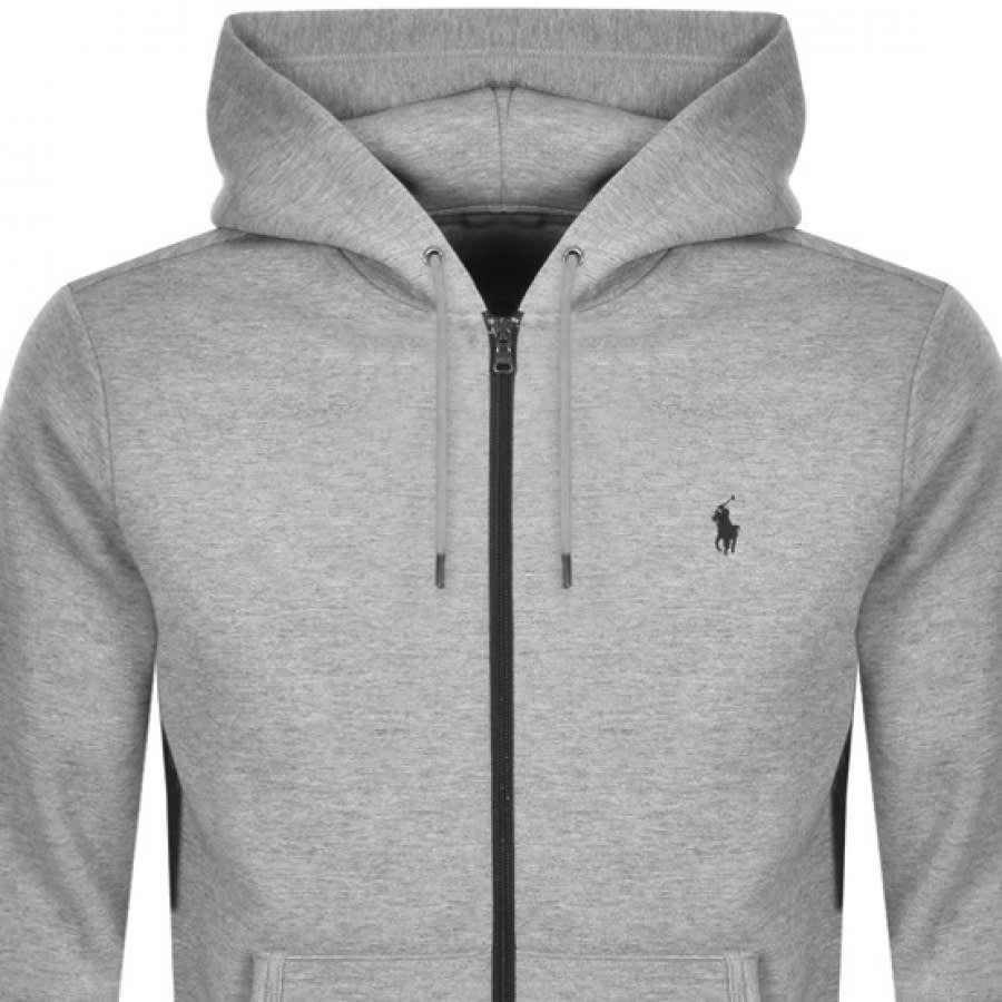 Alternative Image for ProductRalph Lauren Full Zip Hoodie Grey2